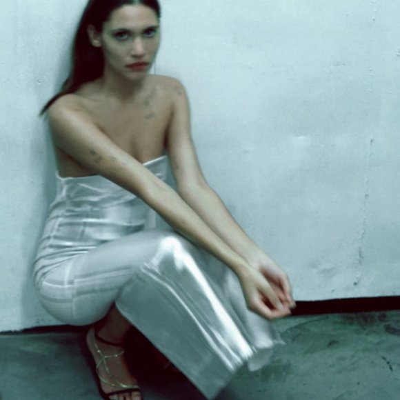 NWT SILVER ZW FITTED METALLIC DRESS REF 9632/242 BLOGGERS FAV - Picture 7 of 15